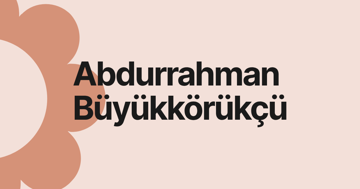 Abdurrahman Büyükkörükçü